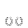 Fashion Jewelry Punk Link Chain Hoop Earrings for Women Silver Color Small Circle Hoops Earings Wholesale 191044