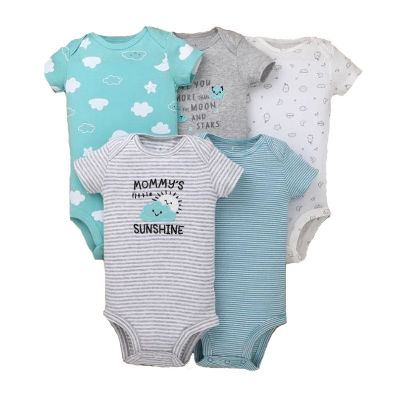 

Wholesale newborn baby girls and boys clothing romper sets baby cotton clothes romper newborn baby rompers sets, Multi color