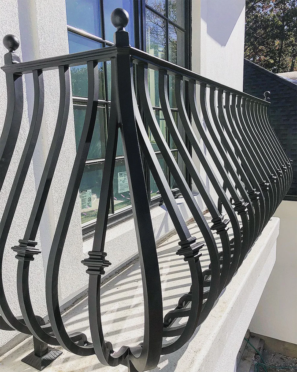 Classic Designs Strong Pot Belly Wrought Iron Balcony Railings Buy