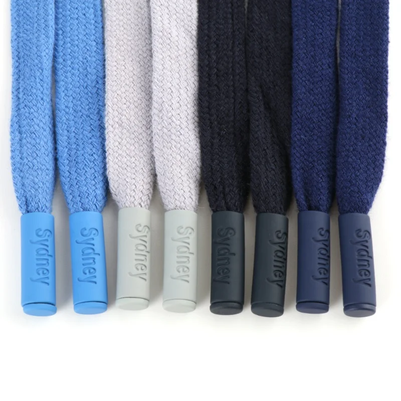 

custom hoodie string Matte Black Black metal aglets custom Brand logo drawstring cord metal cord end drawstring cord, Gold/silver/black/red/rose gold