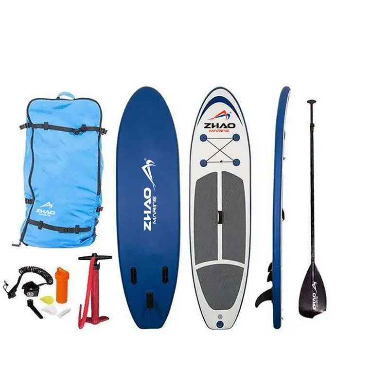 

2021 New design 9ft certificated environmental-friendly material paddle board inflatable, Customized color