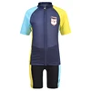 NUCKILY Customized cycling jersey Kids Cycling Jersey Set Boys Girls 3D Padded Shorts and Bike Short Sleeve Jerseys