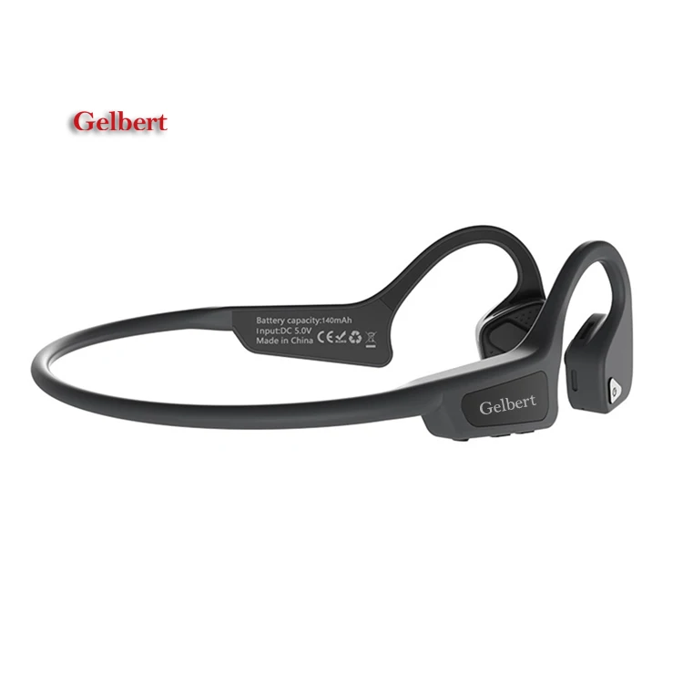

G18 Black Portable Ear Hook Bone Conduction Headphones Sports Wireless Blue tooth Headset 5.0