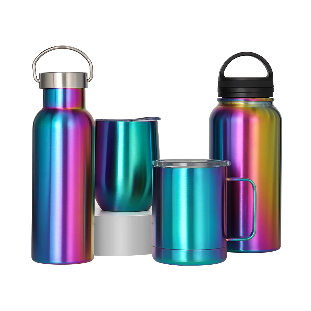 

New Products 350 ml Metal Cups Logo Stainless Steel Industrial Wine Mug With Handle, Customized color