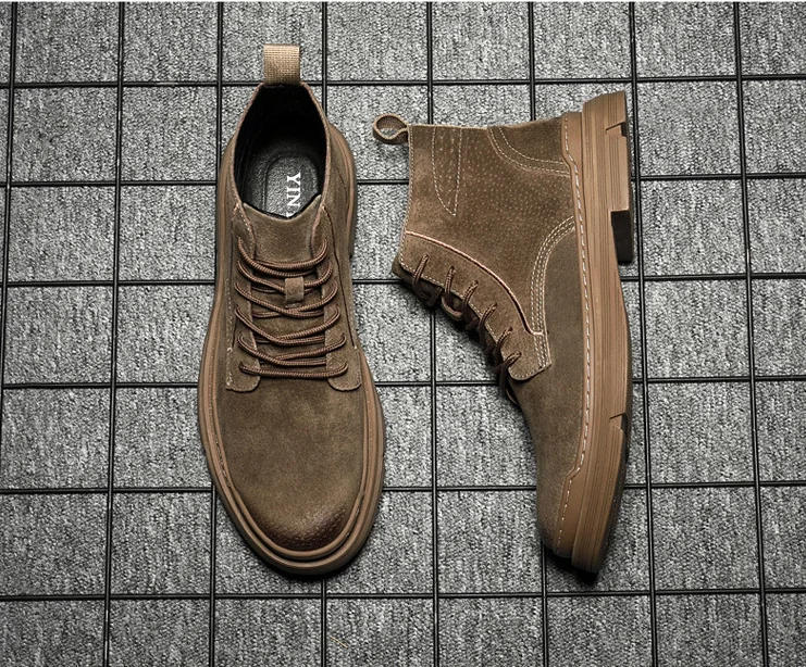 

c30025a 2020 winter fashion shoes ankle boots for men