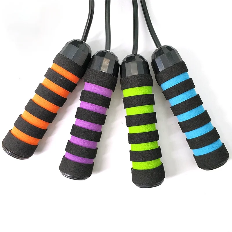 

Wholesale Gym Fitness Adjustable Speed High Quality Cheap Heavy Weighted Jump Rope Skipping, Customized color
