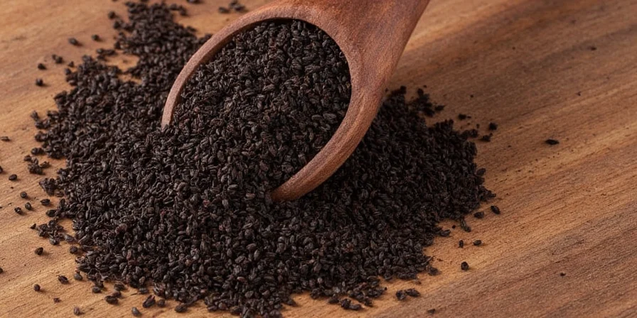Collection of black spices