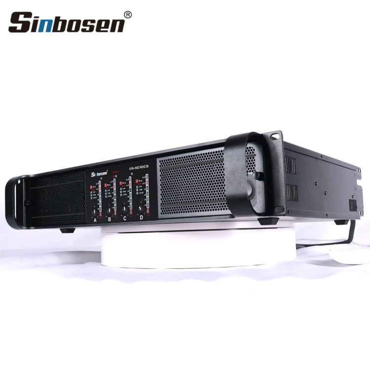 

Sinbosen 2500 watts 4 channel amp professional power amplifier