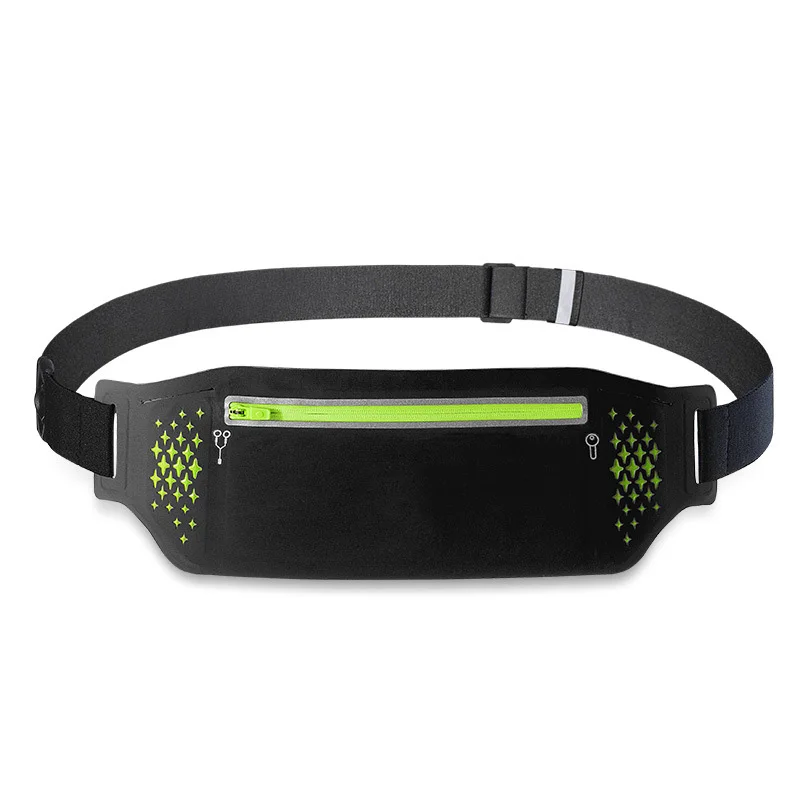 

Cell Phone Holder Unisex Workout Waist Pack Bag for Fitness Jogging Hiking Travel Reflective Running Belt Pouch Fanny Pack, As shown in the pictures