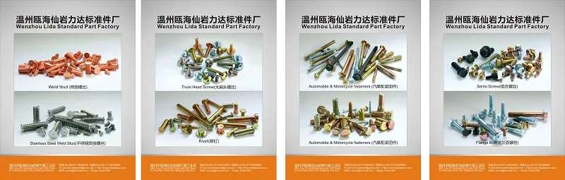 
special hexagon head half thread precision non-standard fastener 