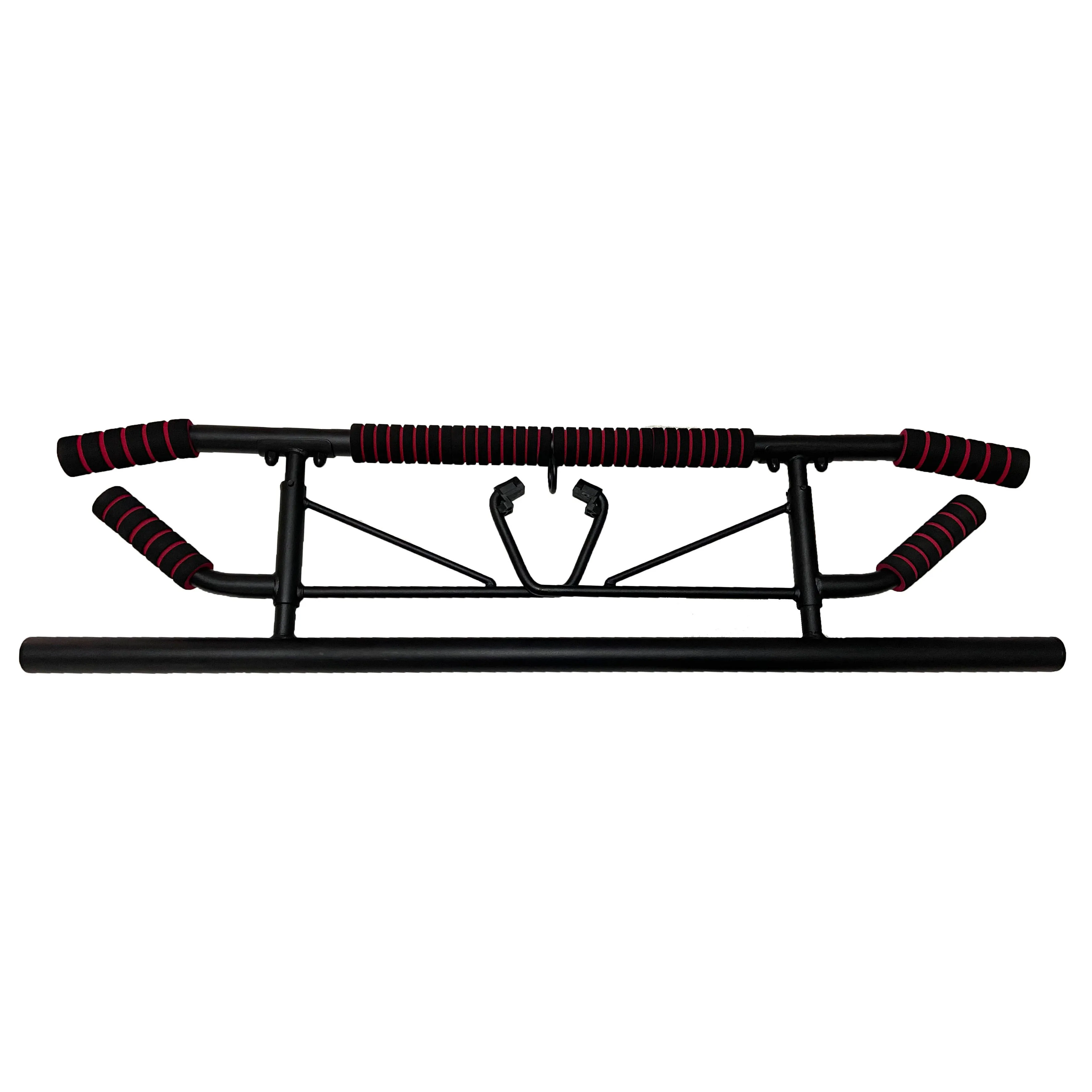 

Multifunctional Iron Pull Up Bar Doorway Chin Up Bar Home Gym Home Equipment, Black