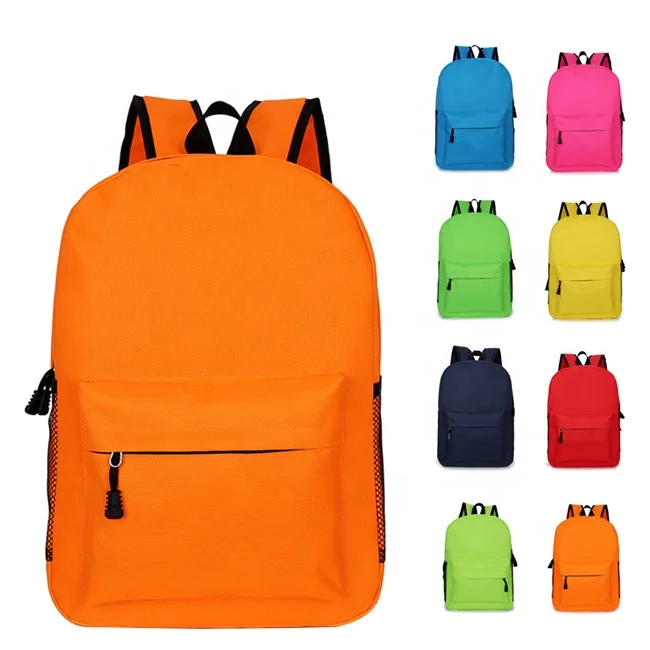 

Colorful Lower MOQ 50PCS Custom Logo Oxford Girls Boys Bookbags Children Mochilas School Bags Backpacks for Kids, Orange,green,yellow kids backpack large,customized color