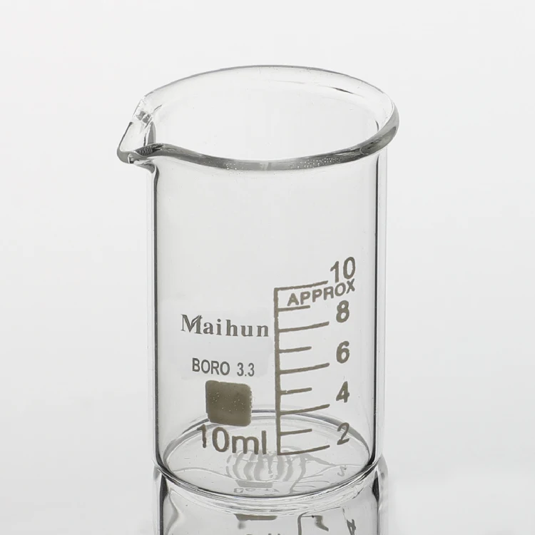 

Factory direct sale heat resistant thick wall laboratory glassware glass beaker