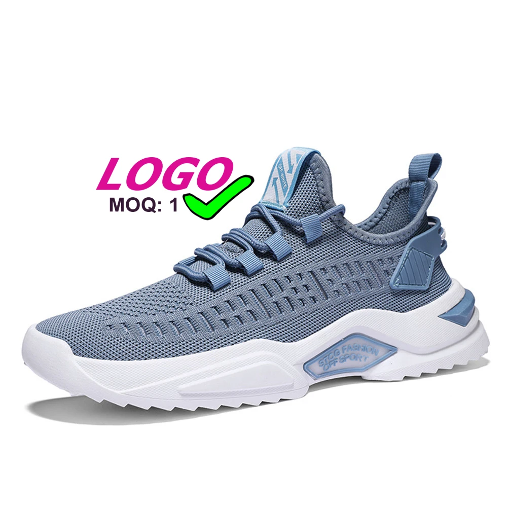 

Dropshipping 2022 Men's Sports mesh Upper breathable Fashion Sneakers Casual walking style shoes