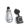 Factory direct sale p20 2 3 4 5 6 7 8 pin electric metal aviation plug connector