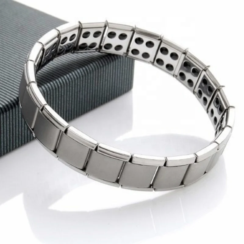 

New Arrivals Therapeutic Energy Healing Stainless Steel Magnetic Bracelet Health Care Therapy Arthritis Bangle