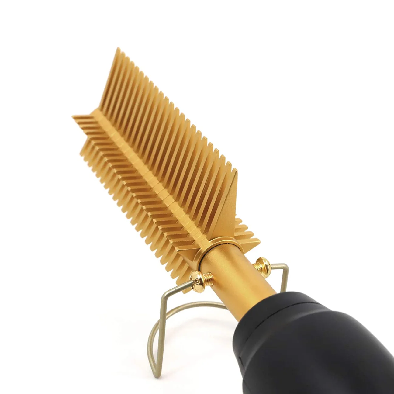 

Amazon High Heat Ceramic straightening hair brush Hair Straightener hair curler Electric Hot Comb