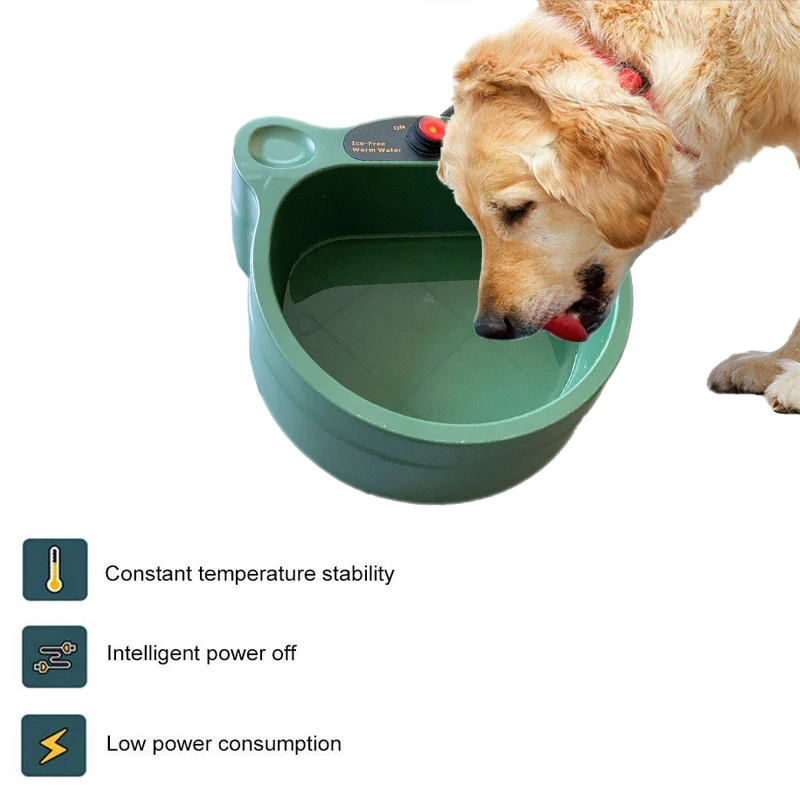 
2020 New Winter Heated Warm Pet Water Bowl for Dog Cat Chicken Squirrels 