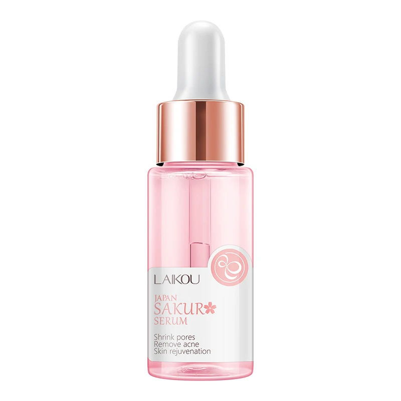 

Private label Laikou skin care 17ml facial whitening sakura face serum