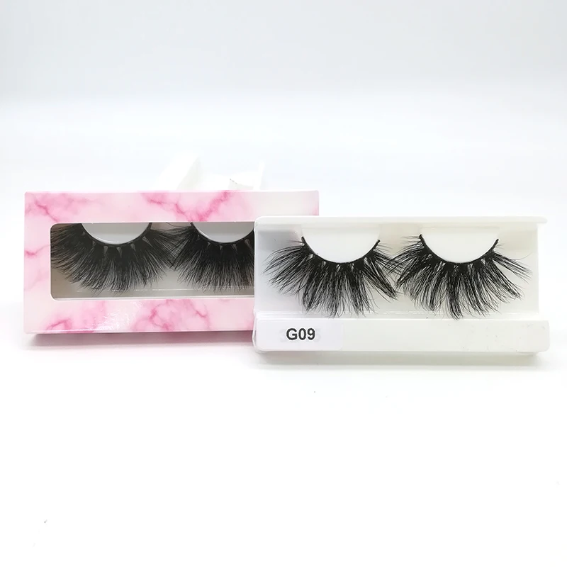 

Free sample Wholesale fluffy mink lashes Vender 25mm Mink Lashes With Private Label Packaging Mink eyelashes