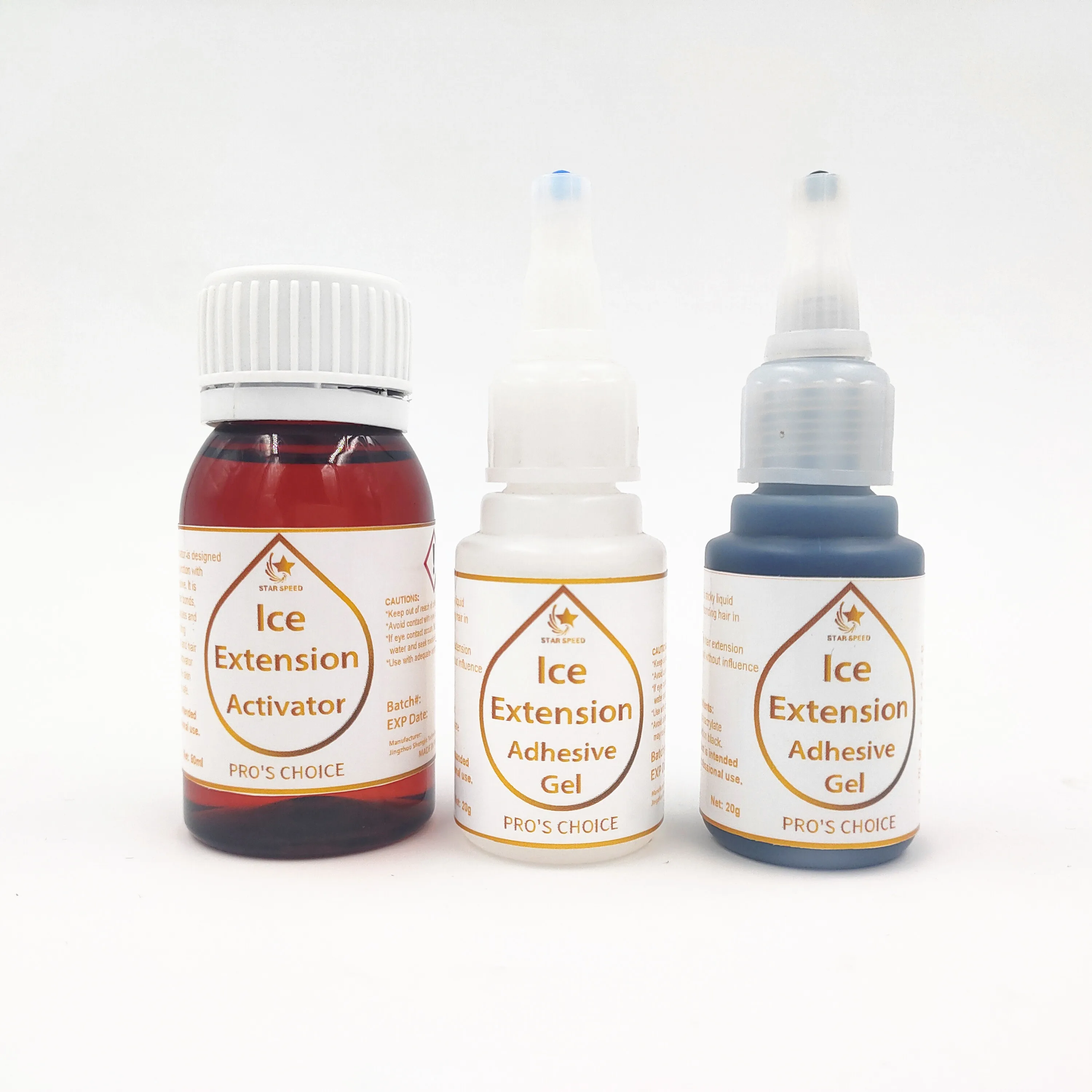 

Star Speed Ice Extension Adhesive kit human hair ice extensions