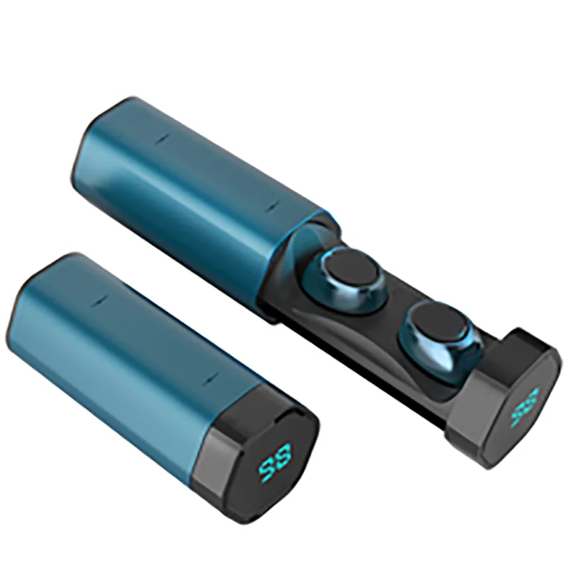 

Factory Price Twins hifis Hands Free Headphone Wireless buds Headset, Black/blue