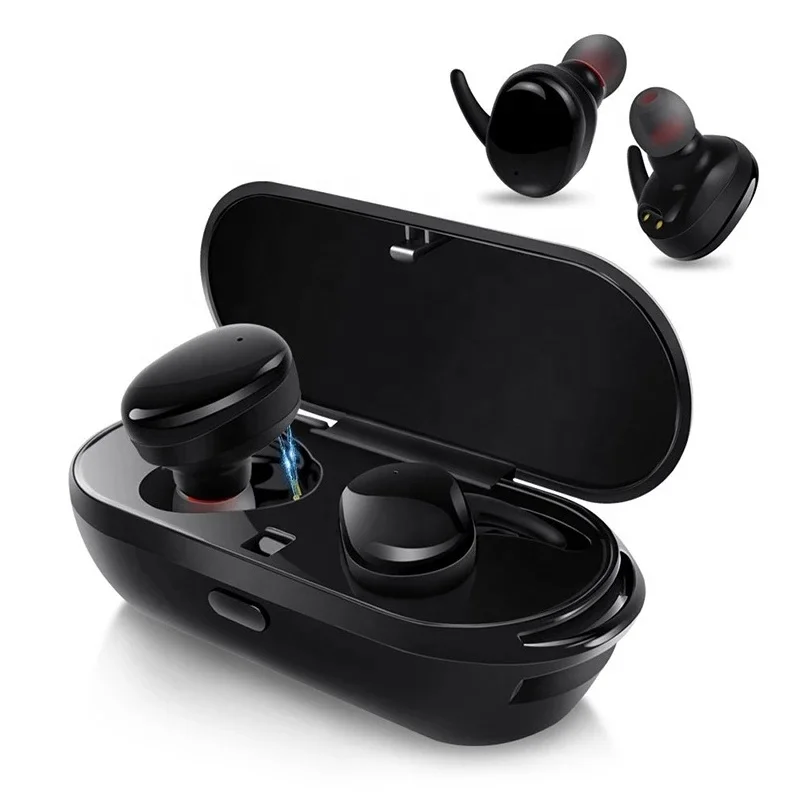 

Y30 TWS custom logo BT 5.0 Wireless Stereo headphones Earbuds In ear Noise Reduction Waterproof Headphone With Charging Case