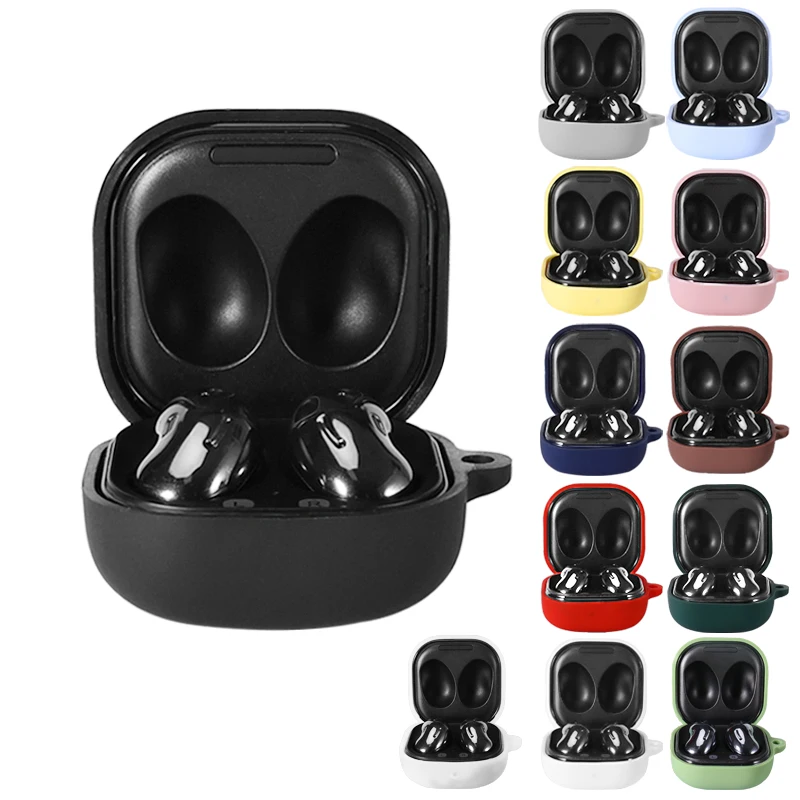 

Shockproof Washable Silicone Protective Case Earphone Accessories For Samsung Galaxy Buds 2, 11 colors