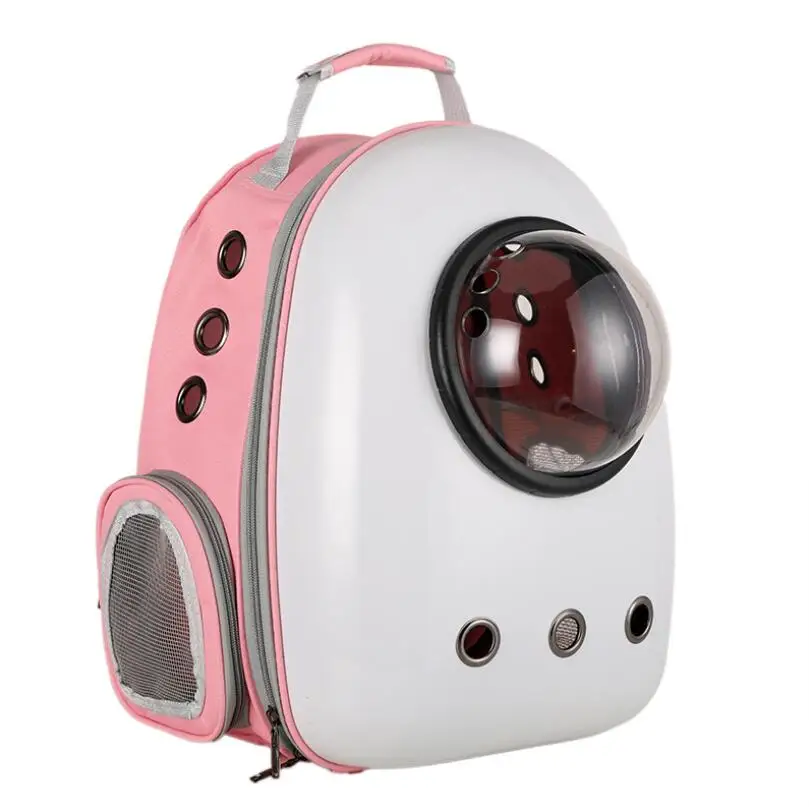 

PET go out portable space capsule backpack cat cage carry dog box shoulder school bag, Customized color