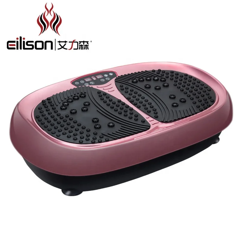 

Eilison Gym Equipment Vibration Plate Whole Body Vibration Exercise Machine Crazy Fit Massage, Pink,white,black