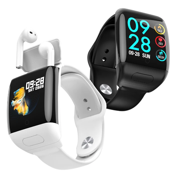 

Wireless Earbuds with Smart Watch Portable Small Hidden Wireless Earphones Earbuds