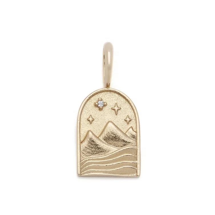 

18k gold plated 925 sterling silver heaven pendant necklace jewelry