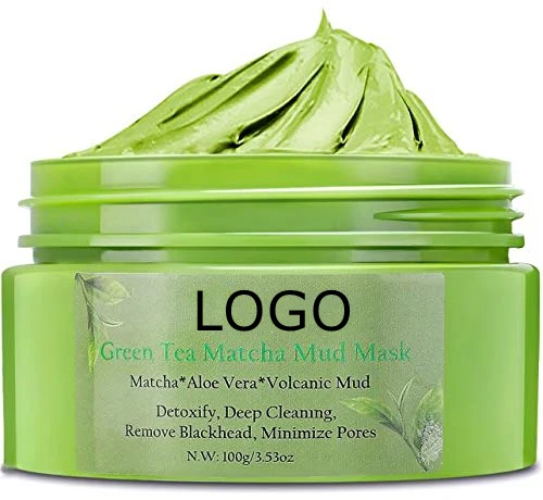 

Amazon Top Seller Dropshipping Deep Cleaning Face Mud Mask Green Tea Mud Mask For Ance