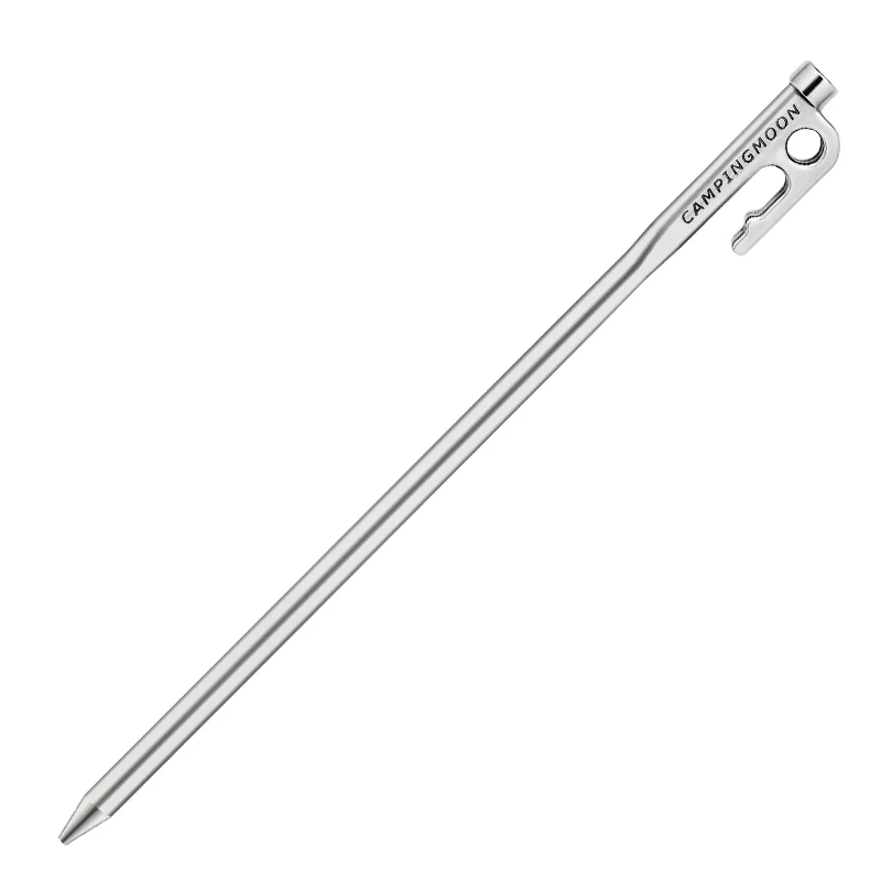 

High Strength 30CM Stainless Steel Camping Hiking Outdoor Non-Rust Camping Family Tent Pegs