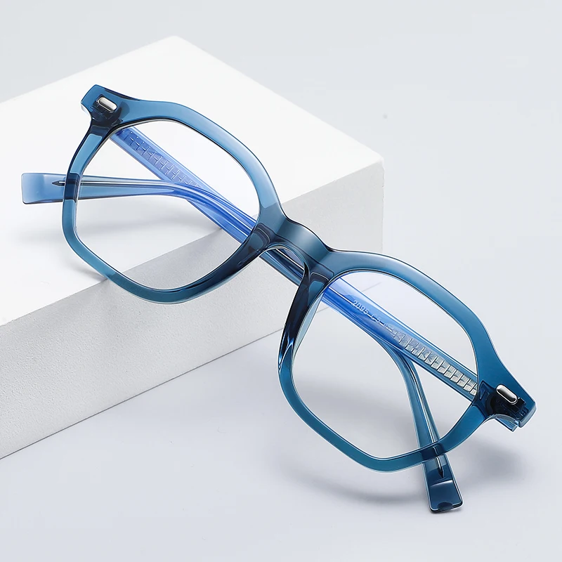 

NWOGLSS 2095 Reading Clear Lens Anti Blue Glasses TR90 Reading Eyeglasses Frame