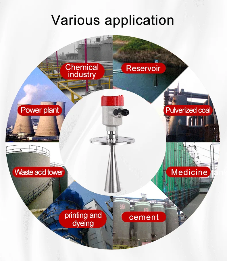 High Frequency Radar Signal Level Transmitter Meter Wave Radar Solid