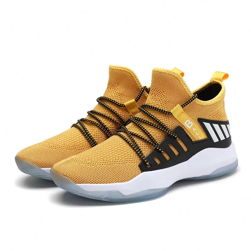 

Latest design Lace-Up Closure Type Fashion Outdoor Sport Fly-Knitting Men Sneakers, Black/yellow/red/grey/colorful