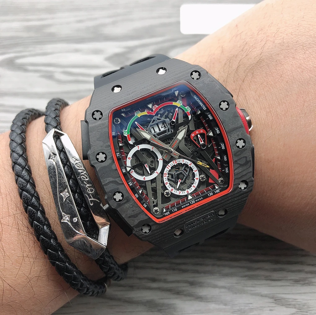 

RM50-03 Luminous carbon fiber case McLAREN F1 Japan imported movement mechanical watch