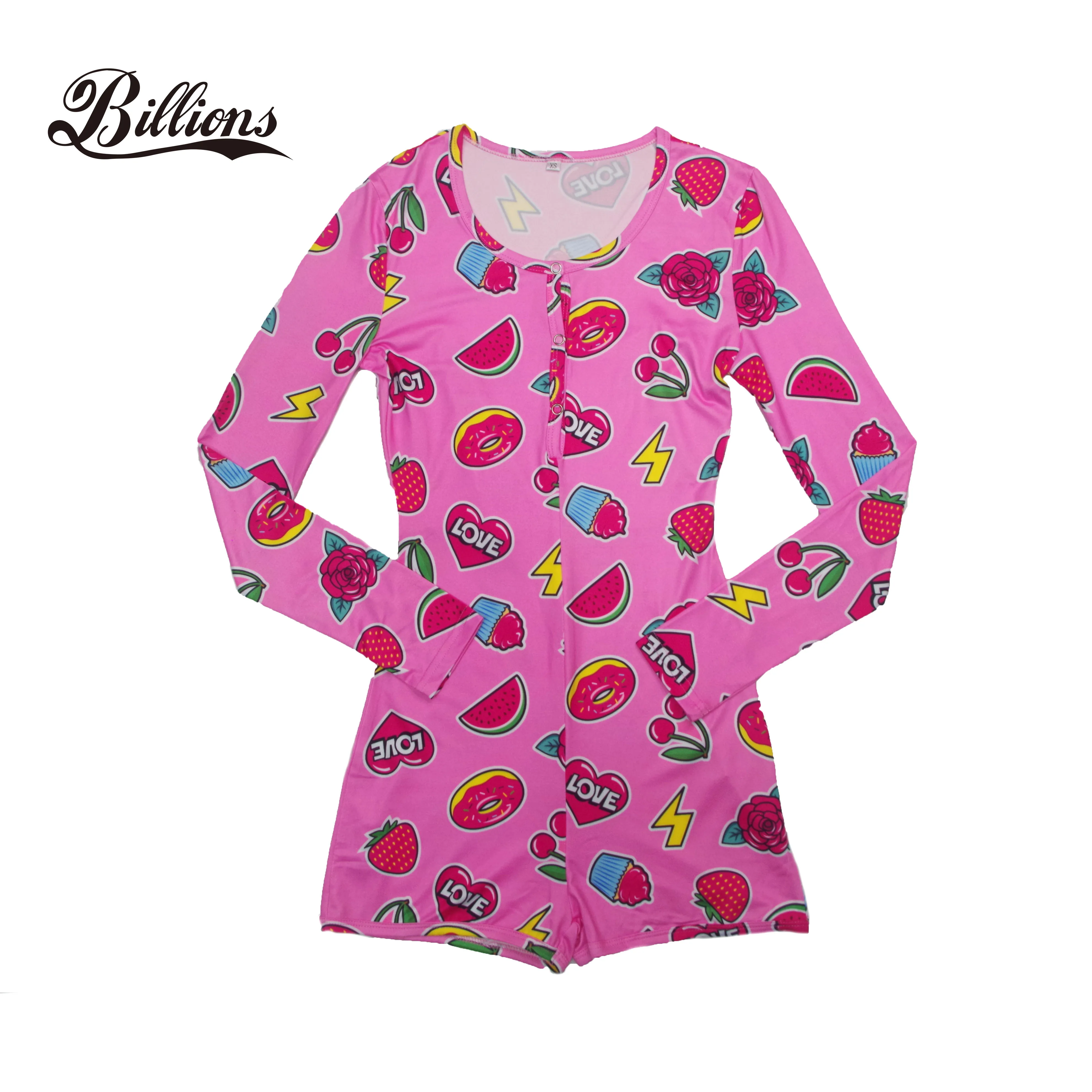 

Wholesale ladies Cheap Custom Printing East Fashion Billions Onesie For Adult Women, Customized color