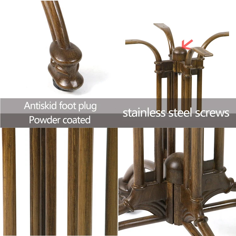 Brand New Black Base Cast Aluminum Coffee Metal Table Legs