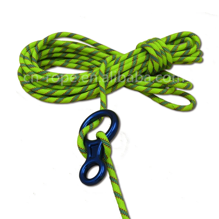 High Strength Outdoor Sport Safety Equipment Braided Static Climbing Rope