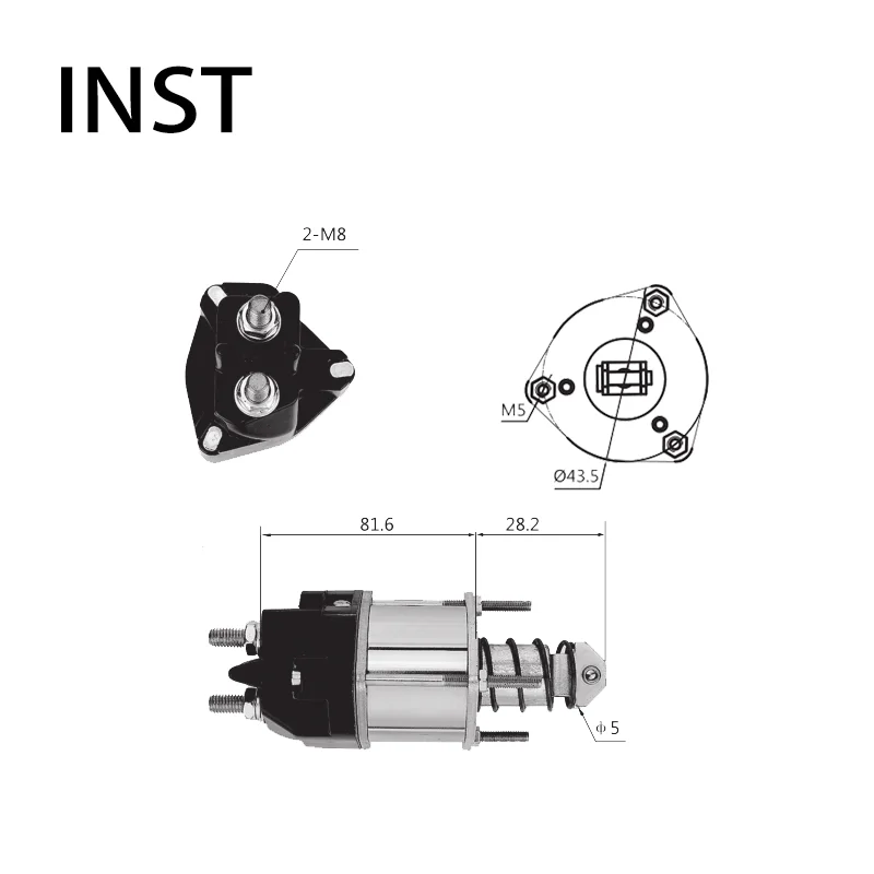 

AUTO STARTER SOLENOID FOR 12V 1.1KW 130367 CBSF850 12V HLC210107 4154106 E4771 21013708805 63600507 AME0391 SQMM367 1650