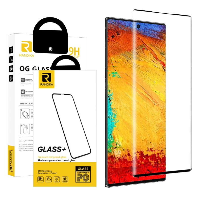 

Hotsle wholesale 9H 0.3mm scren protector for samsung note 10 screen protector screen protector film roll