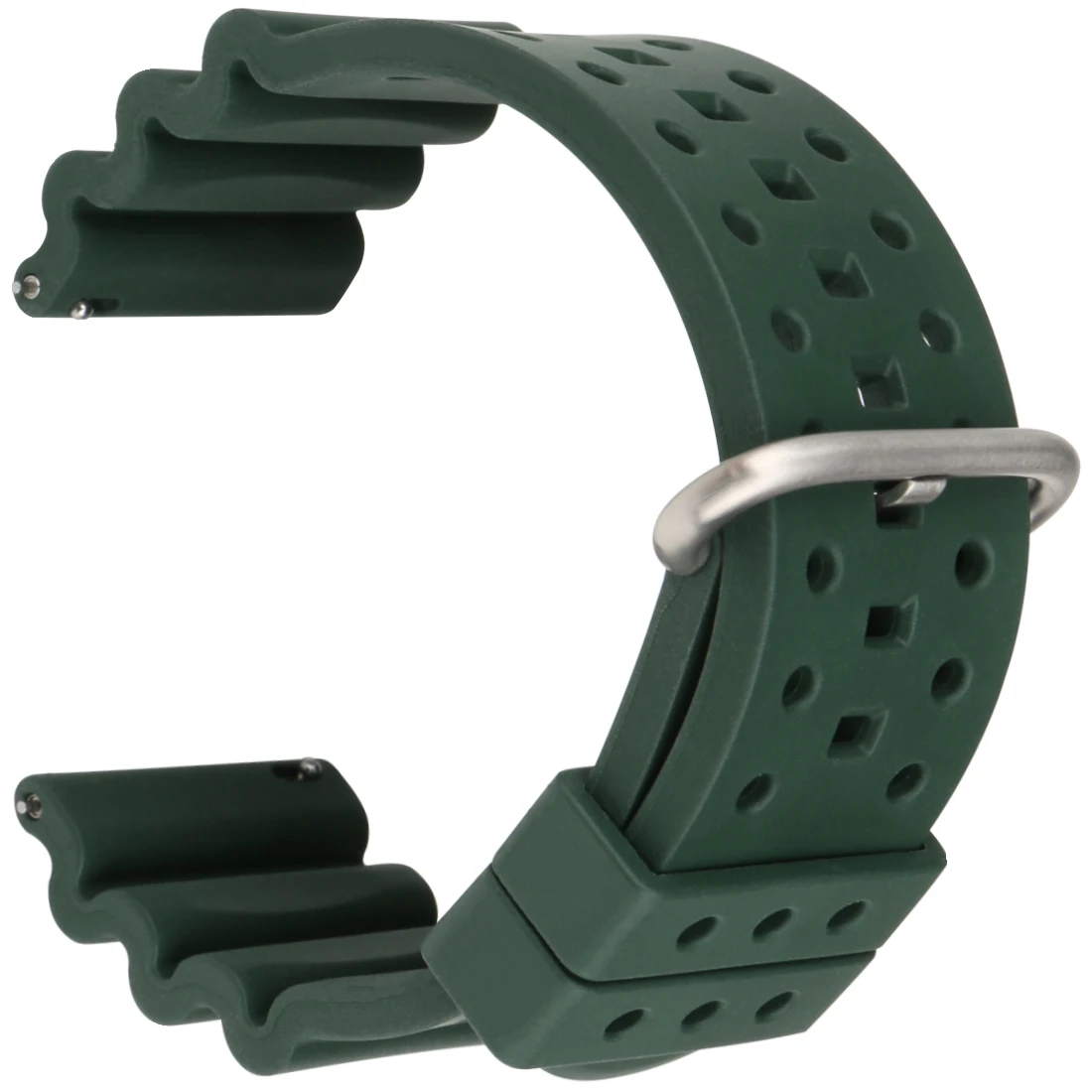 

Wholesale Quick Release Waterproof 20mm 22mm Watch Band Silicon FKM Rubber Watch Strap
