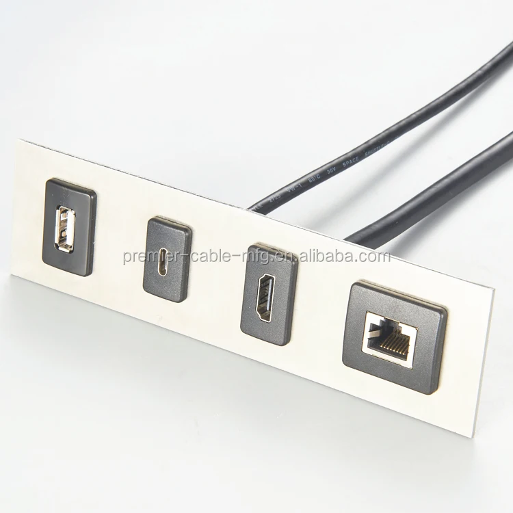 Panel Mount USB Cable USB C to Micro B supplier