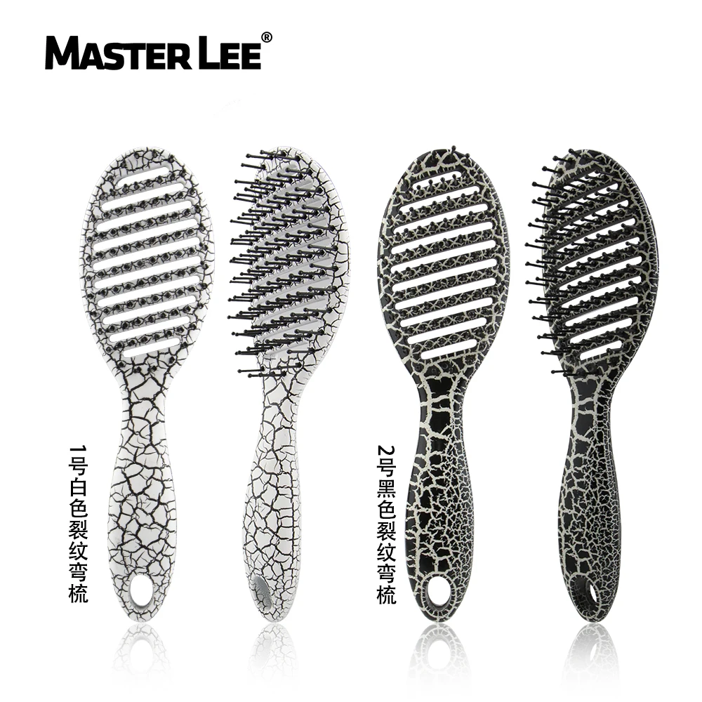 

Masterlee Leopard Print Plastic Hair Comb Ionic Magic Massage Detangler Brush, Mix color