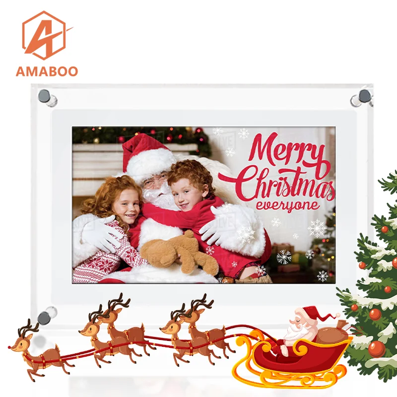 

Full hd picture frame digital stand 1280*800 electronic lcd photo album digital photo frame 7 inch