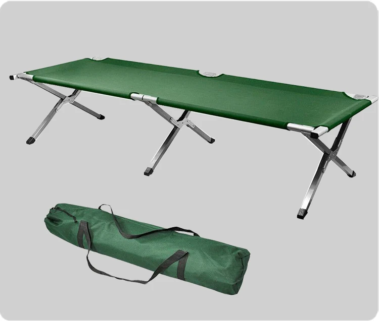 Reliable Foldable Cot Folding Bed Outdoor Aluminum Camping Bed For