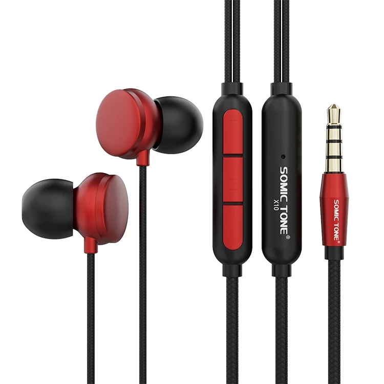 

in-Ear Earbud Headphones with Microphone,High Resolution Sport Wired Earbud for Smartphones/PC/Tablet 3.5mm Audio Plug Devices