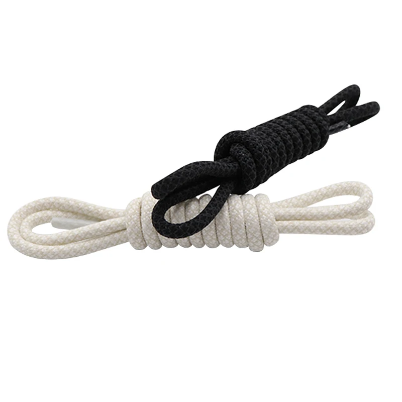 

Weiou Company New Arrival 120cm Length Fashion Special Style Petty 3M Material Reflective Round Rope shoelaces for Sneaker Shoes